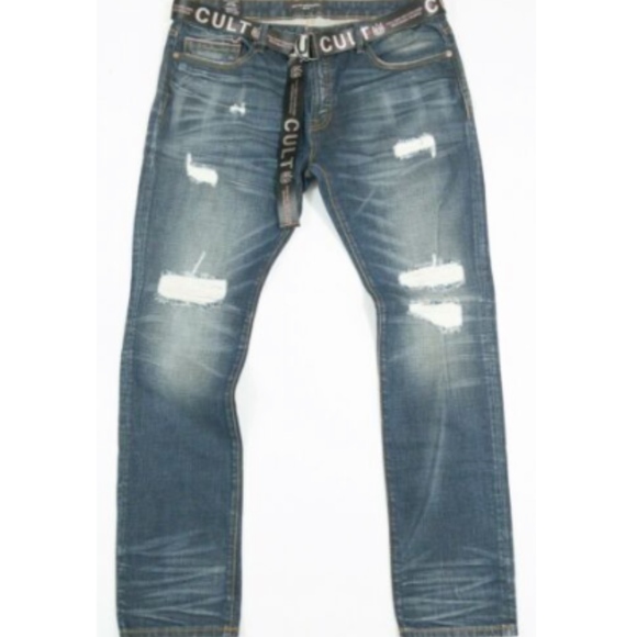 Cult of Individuality Men's Greaser Slim Straight